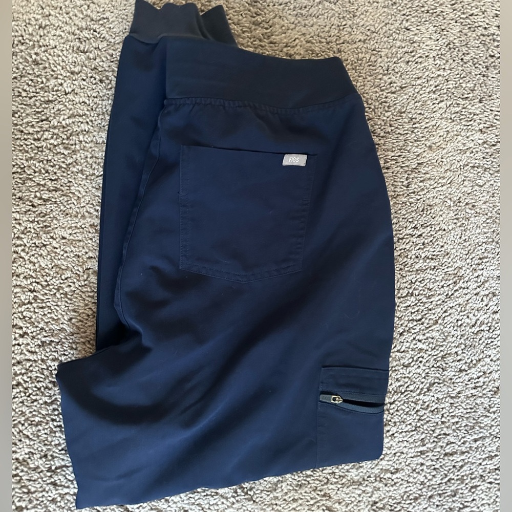 Figs Zamora high waisted joggers NAVY